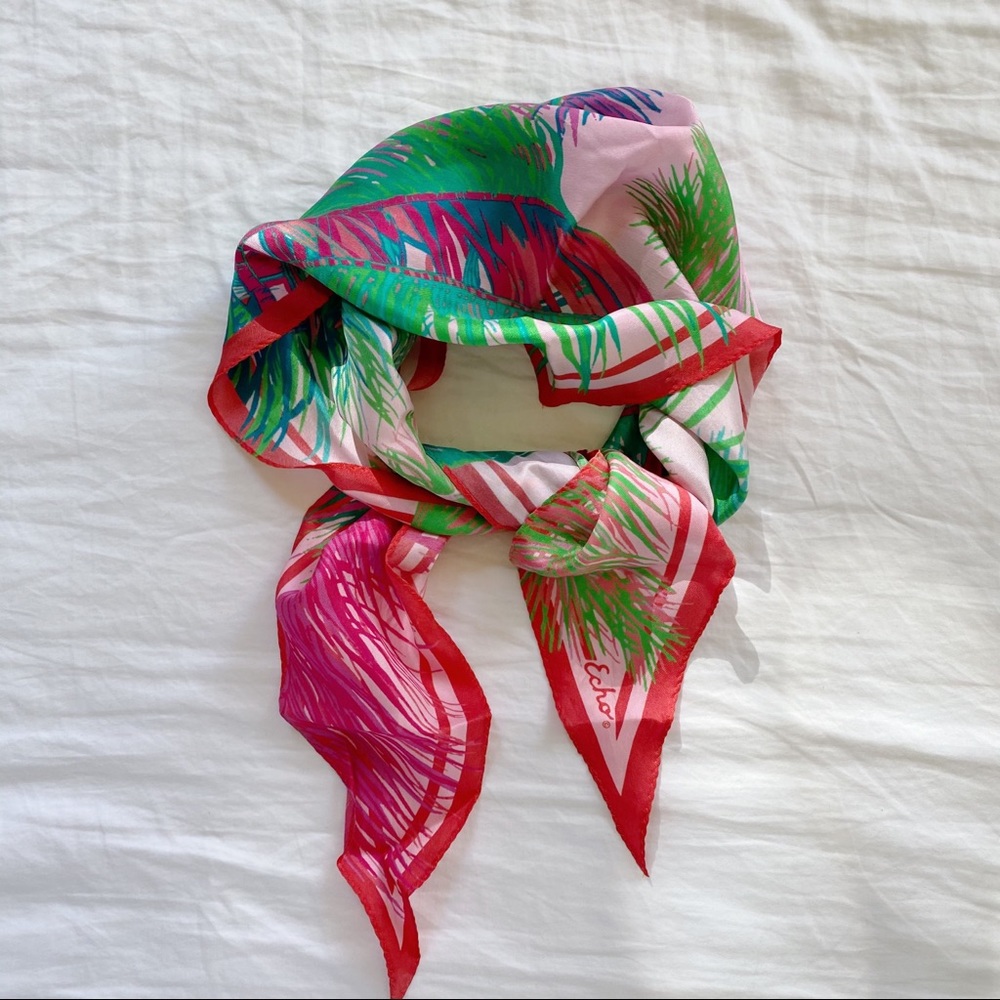 echo• tropical diamond silk scarf